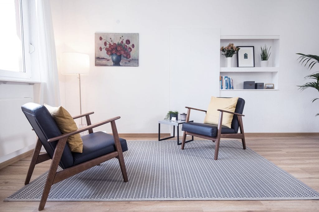 Praxis für Psychotherapie – Therapieraum